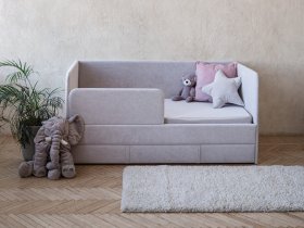 Диван-кровать Happy (светло-серый) в Ужанихе - uzhaniha.mebel-nsk.ru | фото