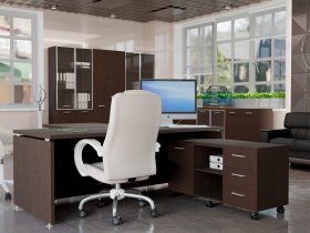 Комплект офисной мебели Президент-ПРО в Ужанихе - uzhaniha.mebel-nsk.ru | фото