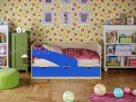 Кровать детская Бабочки 2,0 м в Ужанихе - uzhaniha.mebel-nsk.ru | фото