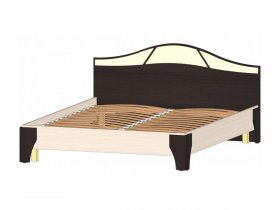 Кровать двуспальная 1,6 м Верона (Линаура) в Ужанихе - uzhaniha.mebel-nsk.ru | фото