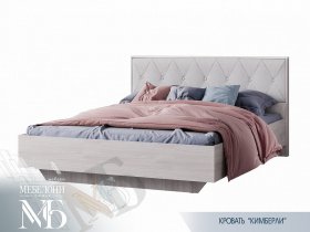 Кровать двуспальная 1,6м Кимберли КР-13 в Ужанихе - uzhaniha.mebel-nsk.ru | фото