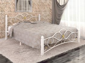 Кровать двуспальная Гарда-3 на металлокаркасе 1,4 м в Ужанихе - uzhaniha.mebel-nsk.ru | фото