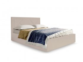 Кровать мягкая 1,6 Сиеста стандарт, вар.2 в Ужанихе - uzhaniha.mebel-nsk.ru | фото