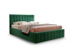 Кровать мягкая 1,6 Вена стандарт, вар.1 в Ужанихе - uzhaniha.mebel-nsk.ru | фото