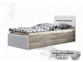 Кровать односпальная Наоми КР-12 в Ужанихе - uzhaniha.mebel-nsk.ru | фото