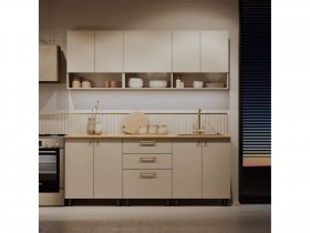 Кухонный гарнитур Орма 2,0м в Ужанихе - uzhaniha.mebel-nsk.ru | фото