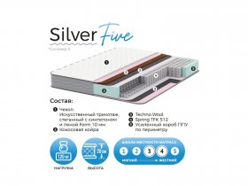 Матрас Silver Five в Ужанихе - uzhaniha.mebel-nsk.ru | фото