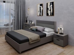 Модульная спальня Лион в Ужанихе - uzhaniha.mebel-nsk.ru | фото
