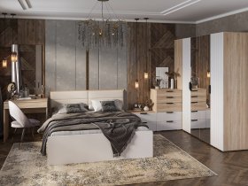 Модульная спальня Норд в Ужанихе - uzhaniha.mebel-nsk.ru | фото