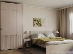 Модульная спальня Орма (МДФ) в Ужанихе - uzhaniha.mebel-nsk.ru | фото