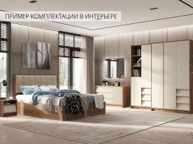 Модульная спальня Рейн в Ужанихе - uzhaniha.mebel-nsk.ru | фото
