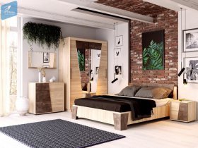 Модульная спальня Санремо в Ужанихе - uzhaniha.mebel-nsk.ru | фото
