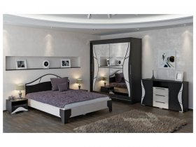 Модульная спальня Верона (Линаура) в Ужанихе - uzhaniha.mebel-nsk.ru | фото