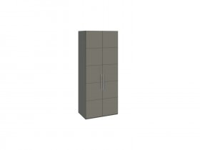 Шкаф для одежды с 2 дверями Наоми (джут/фон серый) СМ-208.07.03 в Ужанихе - uzhaniha.mebel-nsk.ru | фото