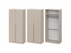 Шкаф ШК-100 Эккервуд (меланж) в Ужанихе - uzhaniha.mebel-nsk.ru | фото