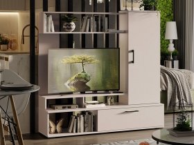 Стенка «Сиена» (кашемир) в Ужанихе - uzhaniha.mebel-nsk.ru | фото