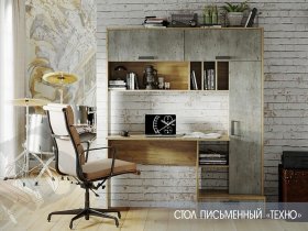 Стол письменный  Техно в Ужанихе - uzhaniha.mebel-nsk.ru | фото