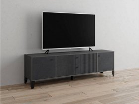 Тумба под ТВ Парус-10 (графит/гранит лофт) в Ужанихе - uzhaniha.mebel-nsk.ru | фото
