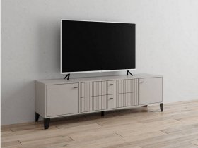 Тумба под ТВ Парус-10 (кашемир/сантьяго софт) в Ужанихе - uzhaniha.mebel-nsk.ru | фото